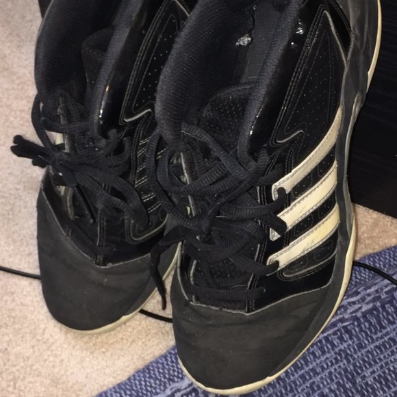 mens black high top Adidas - Picture 3 of 5